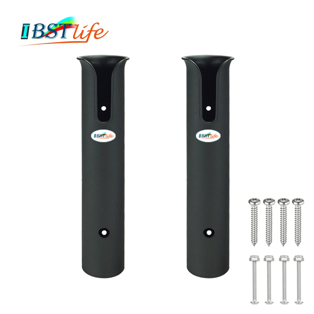 

2PCS ABS Plastic Fishing Rod Holder Portable Lightweight Fishing Rod Spinning Durable Pole Tube Mount Bracket Socket Rack