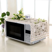 home microwave oven covers dustproof microwave dust cover hood modern simple machine protector decor kitchen appliance cover