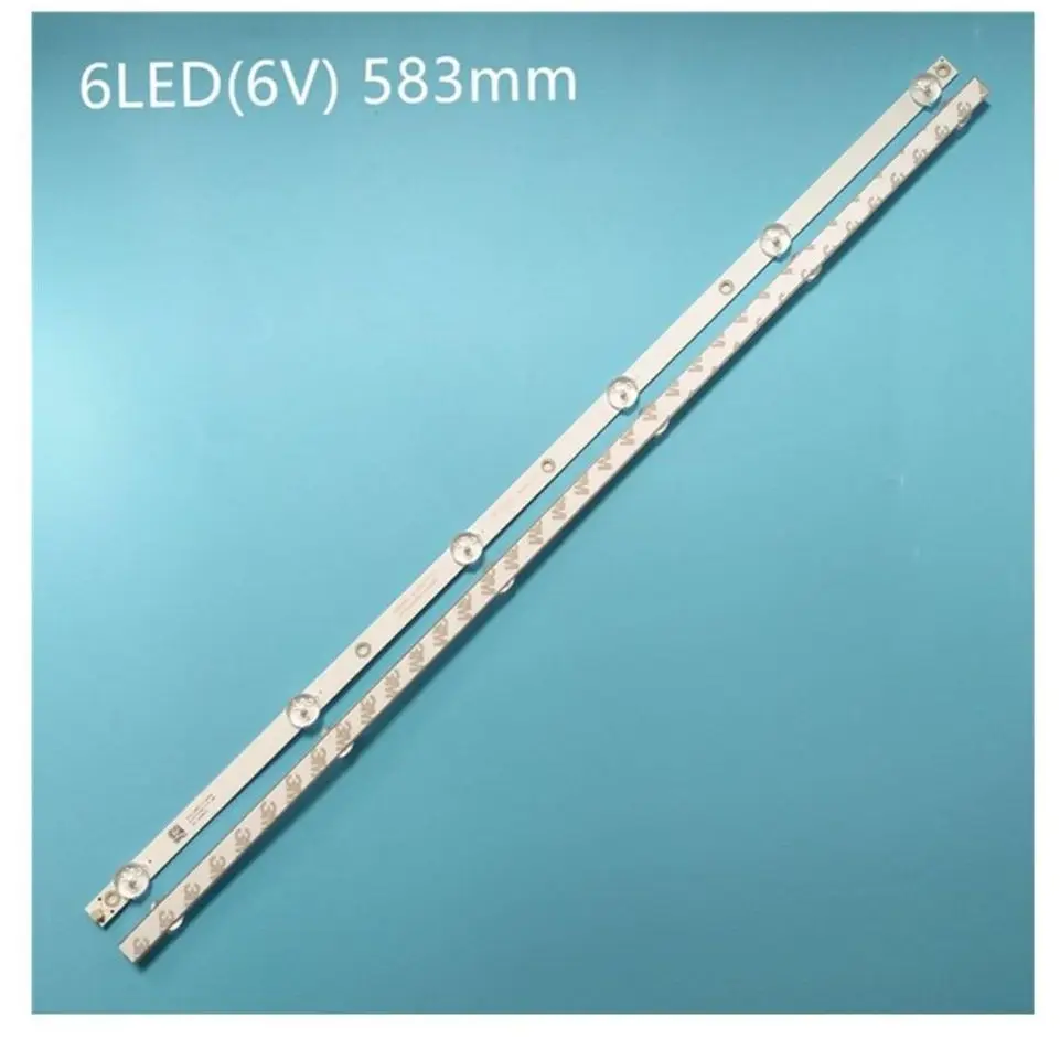 

Светодиодная лента для подсветки, 6 светодиодов, 583 мм, 6 в, 10 шт.