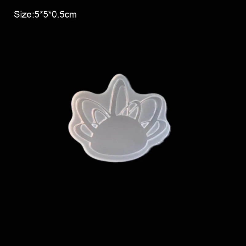 Popular1PC Кролик Подвеска со свиньей DIY силиконовая высушенная форма цветок