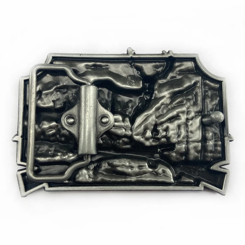 Модная Ковбойская металлическая пряжка овальная Шестигранная в виде оленя с