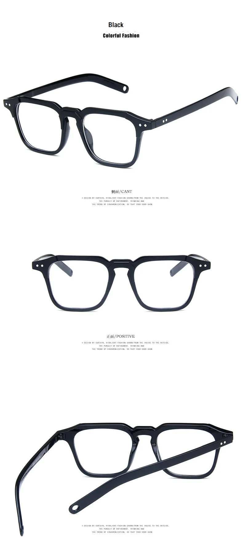 Anti Blue 2019l square Glasses Women Computer blue light blocking glasses Radiation Goggles Spectacles Eyeglasses Men