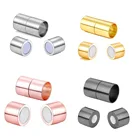 Застежки магнитные золотистые для браслетов, 3, 4, 5, 6, 7, 8, 10, 12, 14, 15 мм, 6-10 шт.