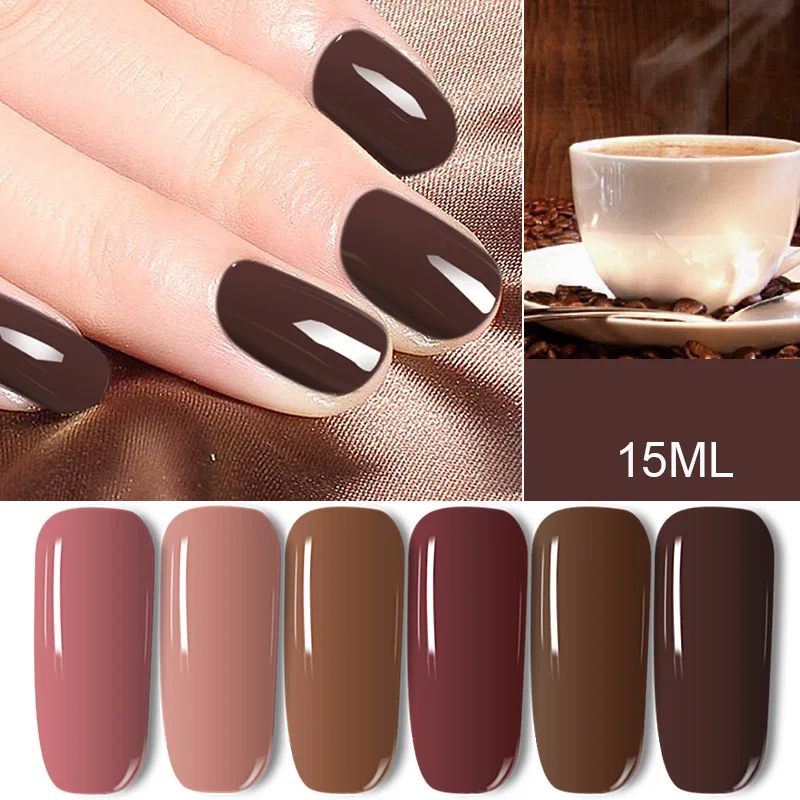 15 мл теплый чистый цвет женский УФ гель для ногтей женщин дамы 2019 трендовая серия