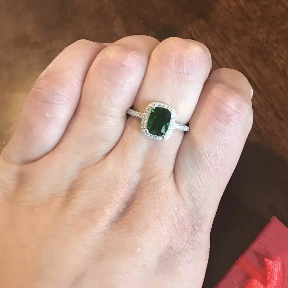 Женское Обручальное кольцо из серебра 925 пробы с искусственным платином|Кольца| |