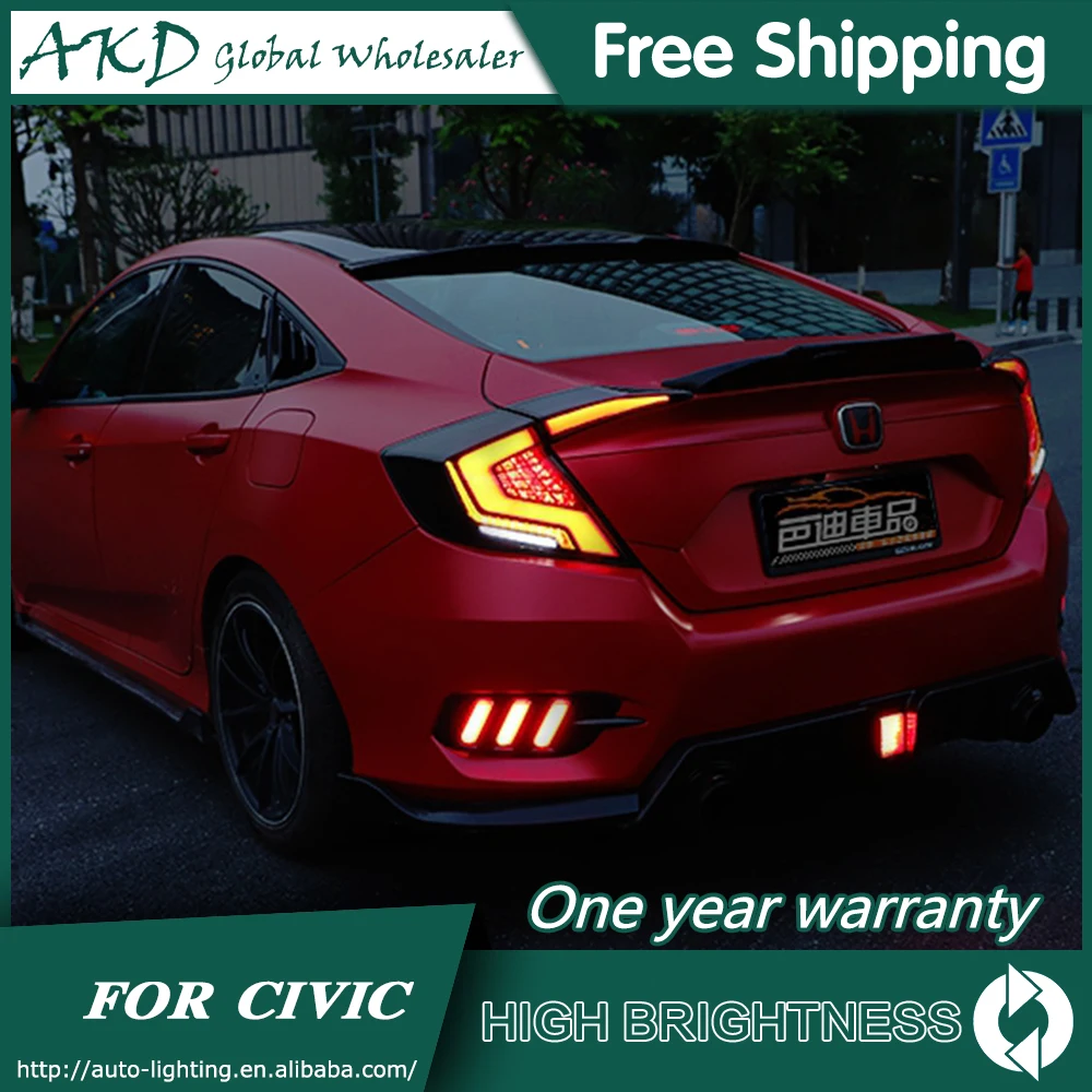 Задняя фара для автомобиля Honda Civic G10 X 2017 2019 задние фонари светодиодные