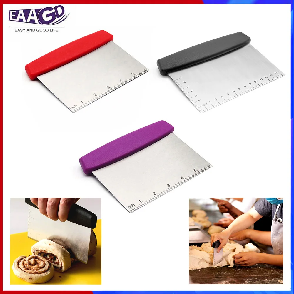 1 шт. металлический скребок для выпечки из нержавеющей стали отлично подходит