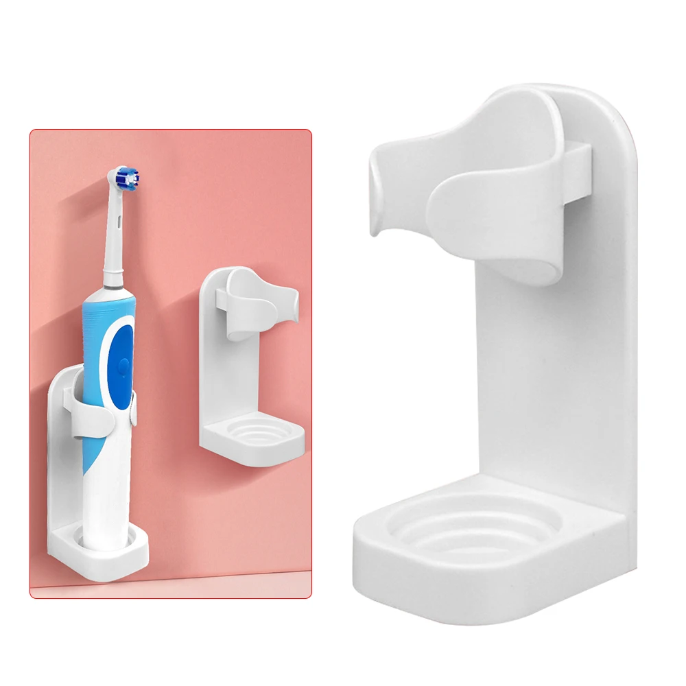 

Creative Electric Toothbrush Holder Traceless Toothbrush Stand Wall Mounted Home Bathroom Rack Space Saving Organizer Universal