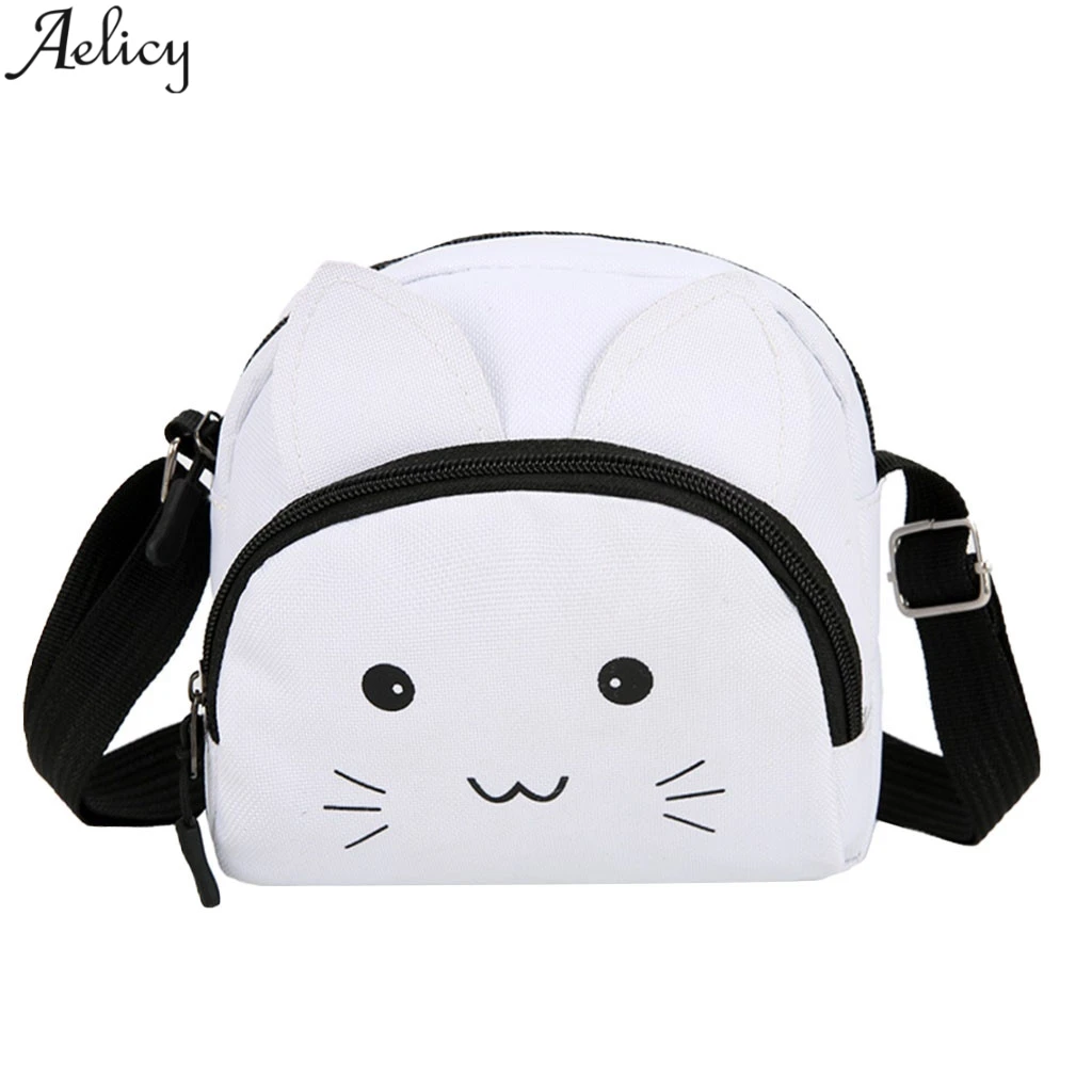 Aelicy/Женская Холщовая Сумка с милым котом 2020 одноцветная Повседневная сумка