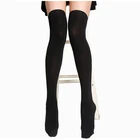 Носки женские непрозрачные эластичные выше колена, модные смешные милые, для девушек, C1211