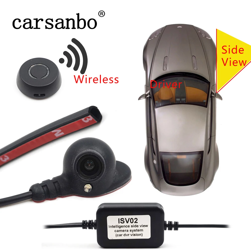 Carsanbo интеллектуальная автомобильная система камеры бокового вида с 4 контактами