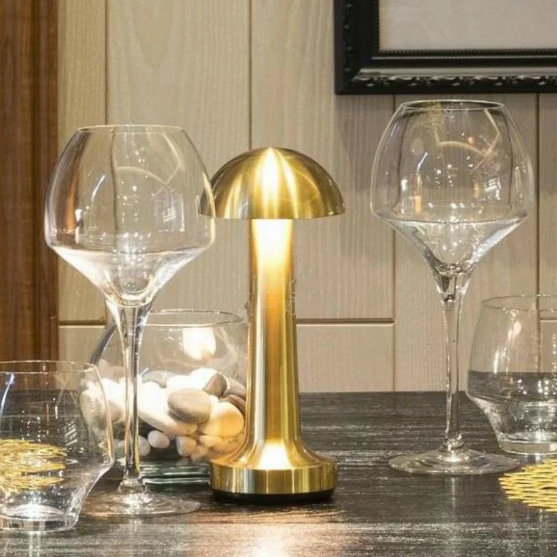 

Заряжаемый USB-светильник с подставкой, ночные светильники с сенсорным датчиком, Современная барная лампа для комнаты, Декор, освещение для б...