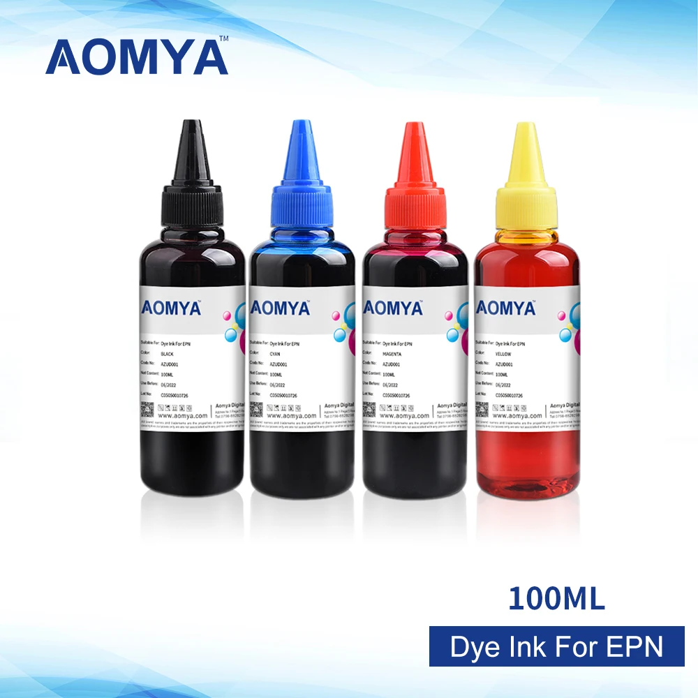 

4x100ml T0551-T0554 Dye Base Ink Refill Ink Kits For Epson Stylus Photo R240/RX420/RX425/RX520 Inkjet Printers Ink