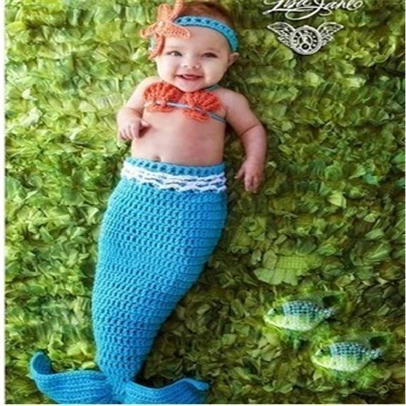 Искусственная синяя морская Хэллоуин Рождественская Русалка ручной работы для