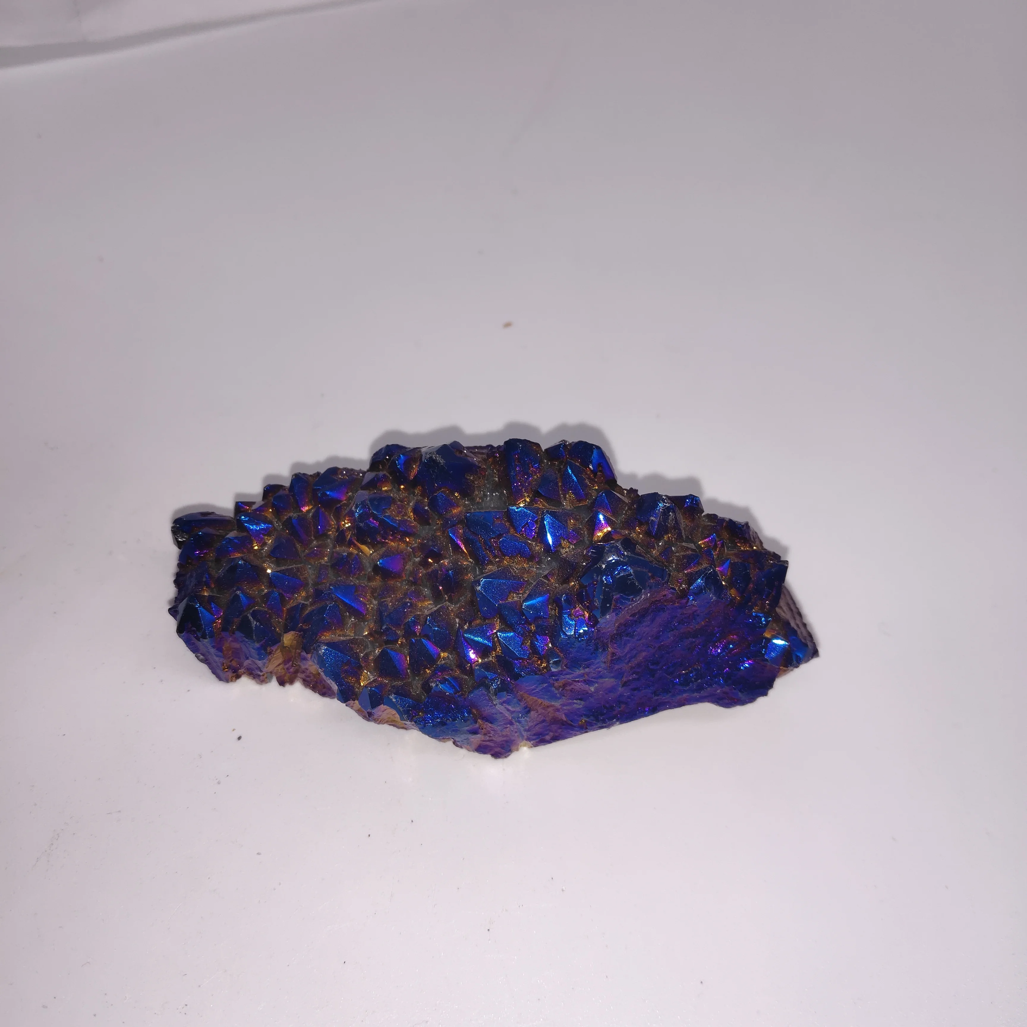 242 г натуральный гальванический красный кварцевый кристалл кластер целебный