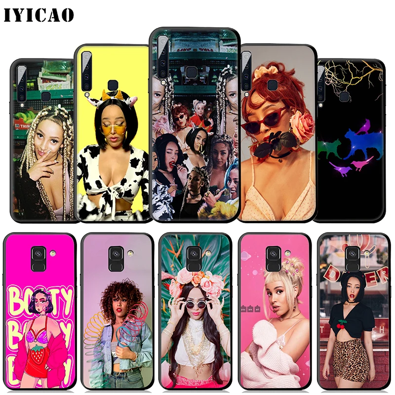 Мягкий чехол IYICAO Doja Cat Rapper для samsung Galaxy A9 A7 A8 A6 Plus 2018 A3 A5 2017 2016 &amp J6 |