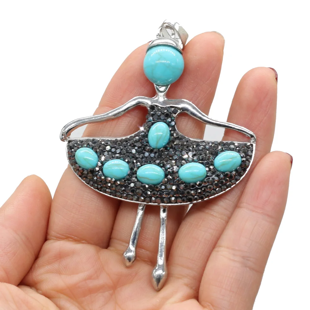 

Hot-selling 2021 New Natural Stone Pendant Little Girl Fashion Exquisite Pendant Jewelry for Making DIY Necklace Accessories