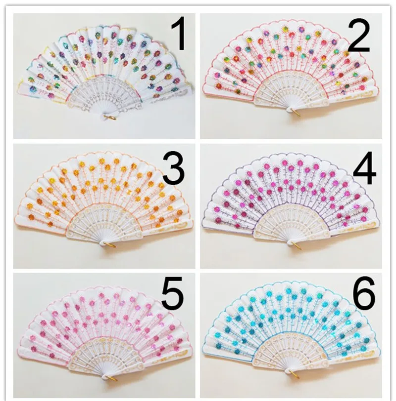 10 шт складной китайский Стиль вентилятор для танцев свадебный подарок широкого