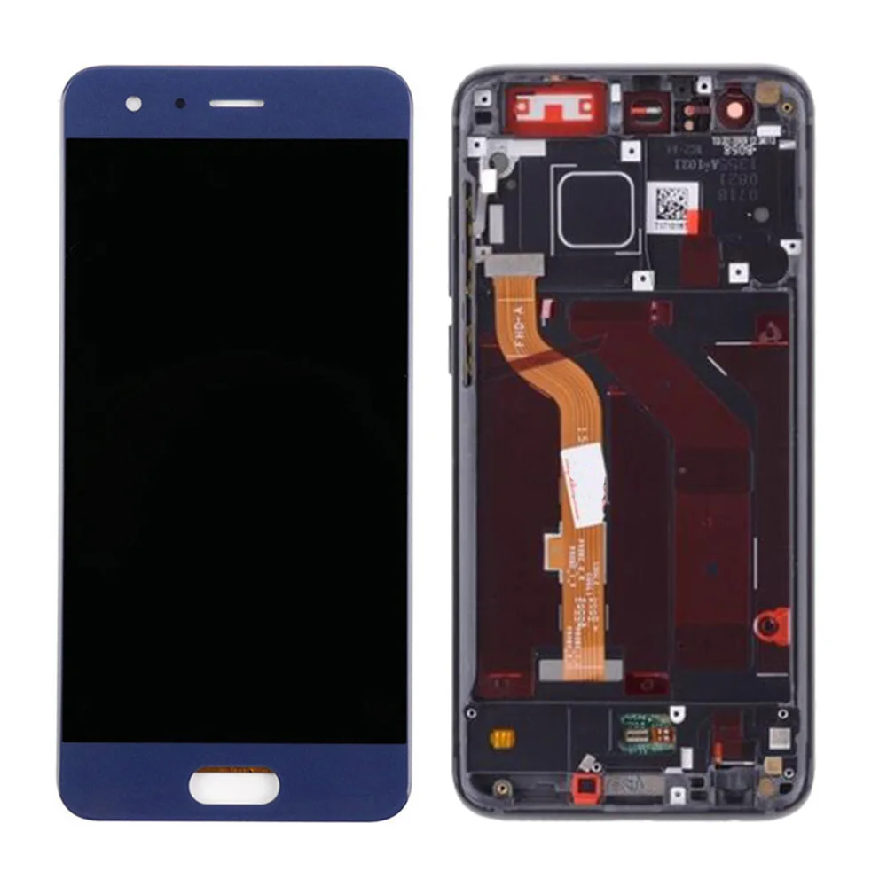 Для 5 15 &quotдля Huawei Honor 9 STF-L09 STF-AL10 STF-AL00 ЖК-дисплей сенсорный экран панель с рамкой -