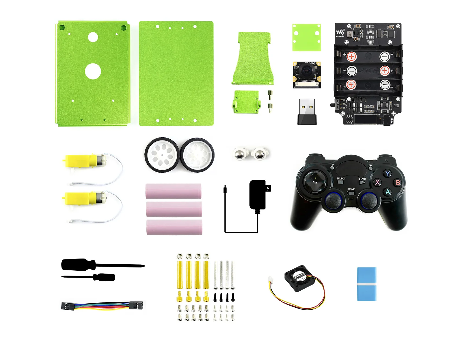 JetBot 2GB AI Kit Acce Robot accessories No Jetson Nano Assemble intelligent robot accessory Powered by | Компьютеры и офис