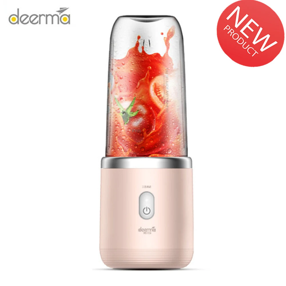 Портативная электрическая соковыжималка блендер Deerma 400 мл автоматическая