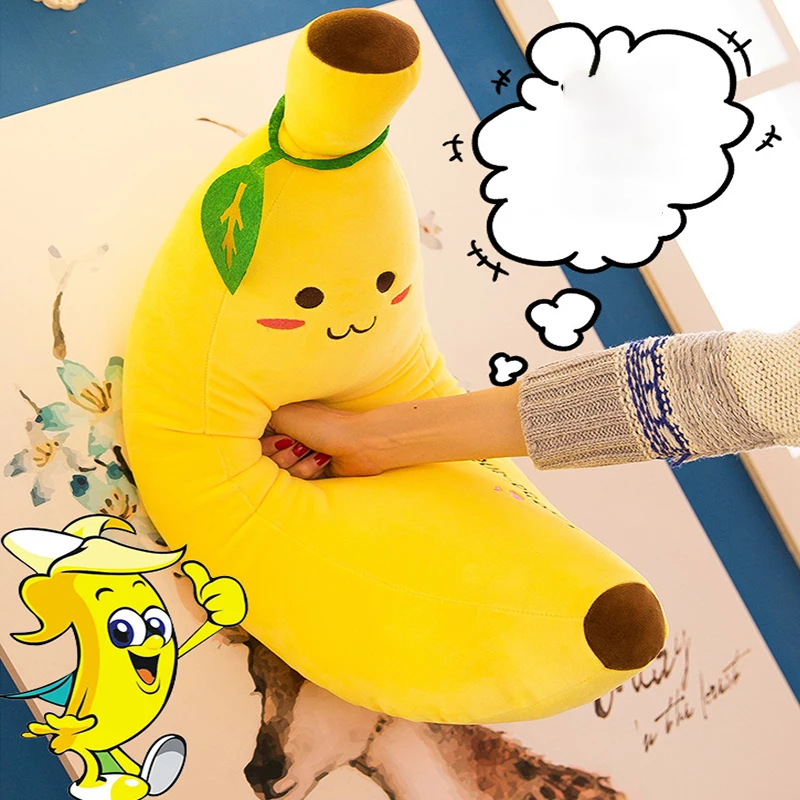 35/70 см мультимедийных программ Подушка банан плюшевые игрушки Моделирование