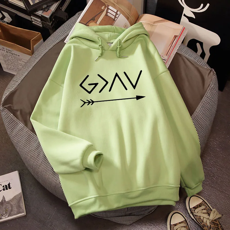 Милые толстовки для женщин свитшоты с капюшоном забавным принтом стрелы пуловер