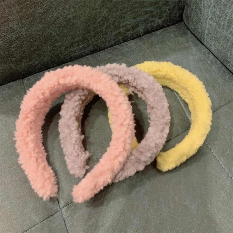 Candygirl модная Милая повязка на голову из овечьей шерсти осень и зиму новая простая