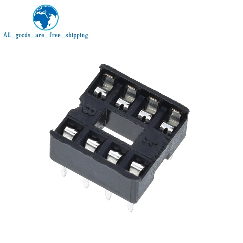 20 шт. (по 10 штук) NE555 NE555P IC 555 осциллятор с таймером и 8-контактный гнезда DIP |
