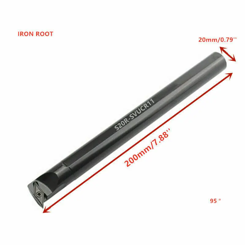 

S20R-SVUCR11 S20R SVUCR11 токарный станок с ЧПУ внутренний токарный инструмент держатель расточной штанги для вставки VCGT11