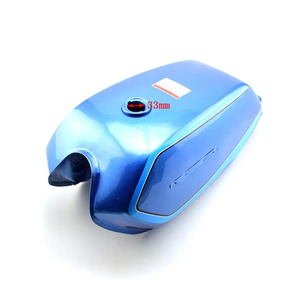 Топливный бак для мотоцикла бензиновый с замком и краем крыла боковая панель