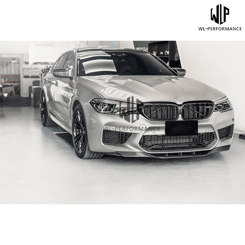 Высококачественная губа переднего бампера F90 из углеродного волокна для BMW M5 RKP