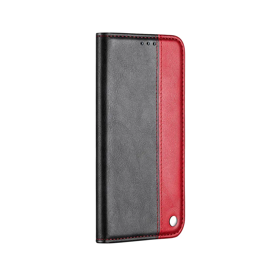 Red RuiXun Чехол-бумажник из искусственной кожи с откидной крышкой для huawei P30 P20 Pro Lite P Smart Y5 Y6 Y9 Mate20lite Nova 3i 4 4e Магнитный чехол-книжка - Цвет: Red RuiXun