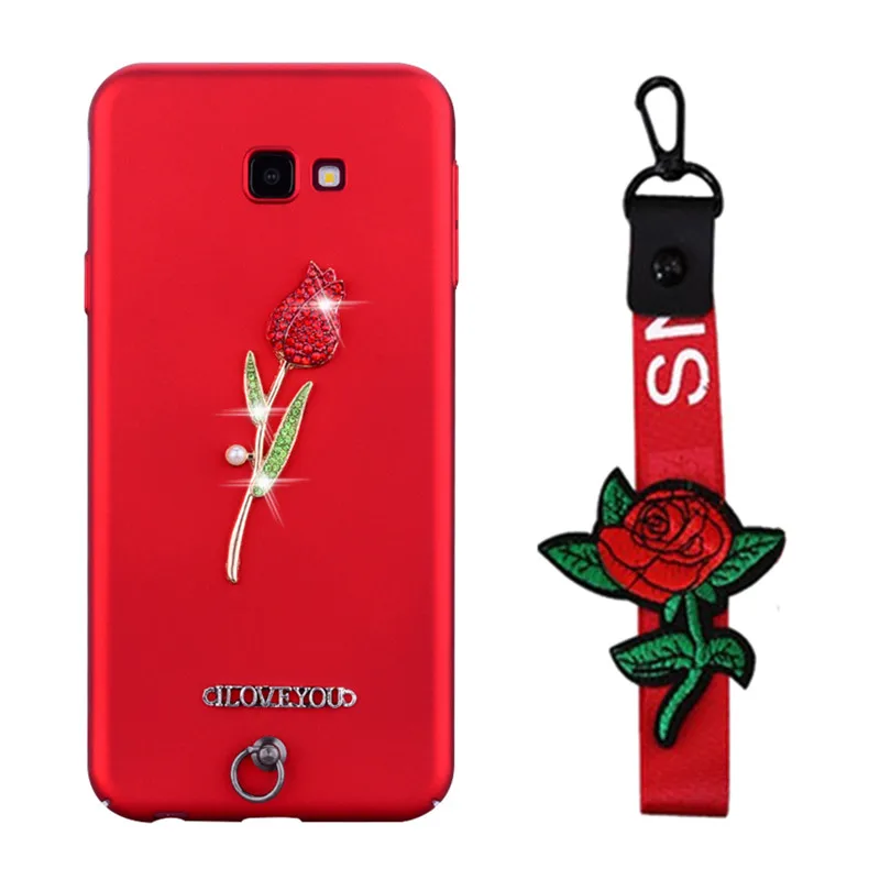 Любовь повесить ремешок для телефона чехол с отверстием экрана Samsung Galaxy S8 S9 S10