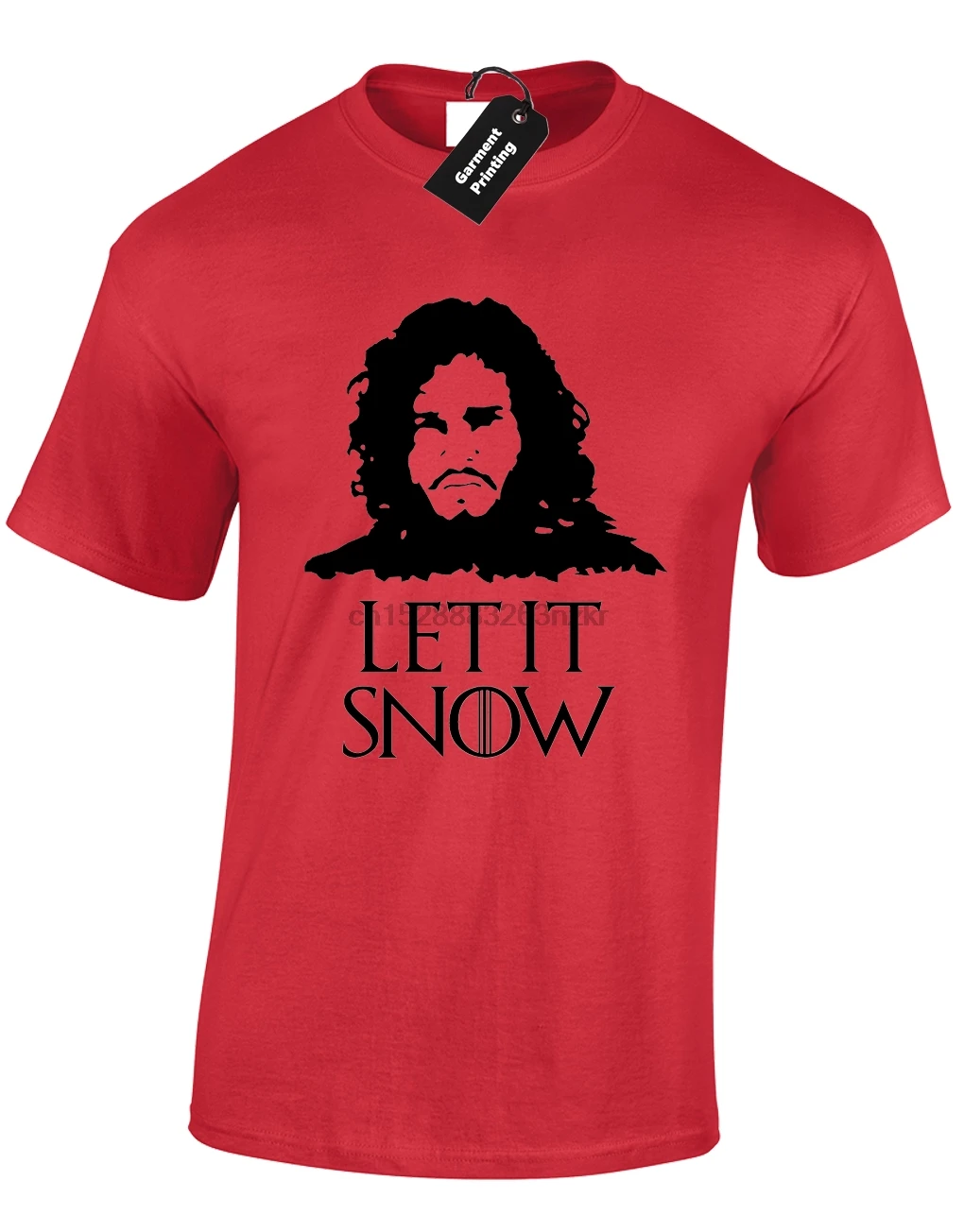 LET IT SNOW Мужская футболка игра JON LANNISTER THRONES DIREWOLF TYRION KHALEESI забавная хлопковая