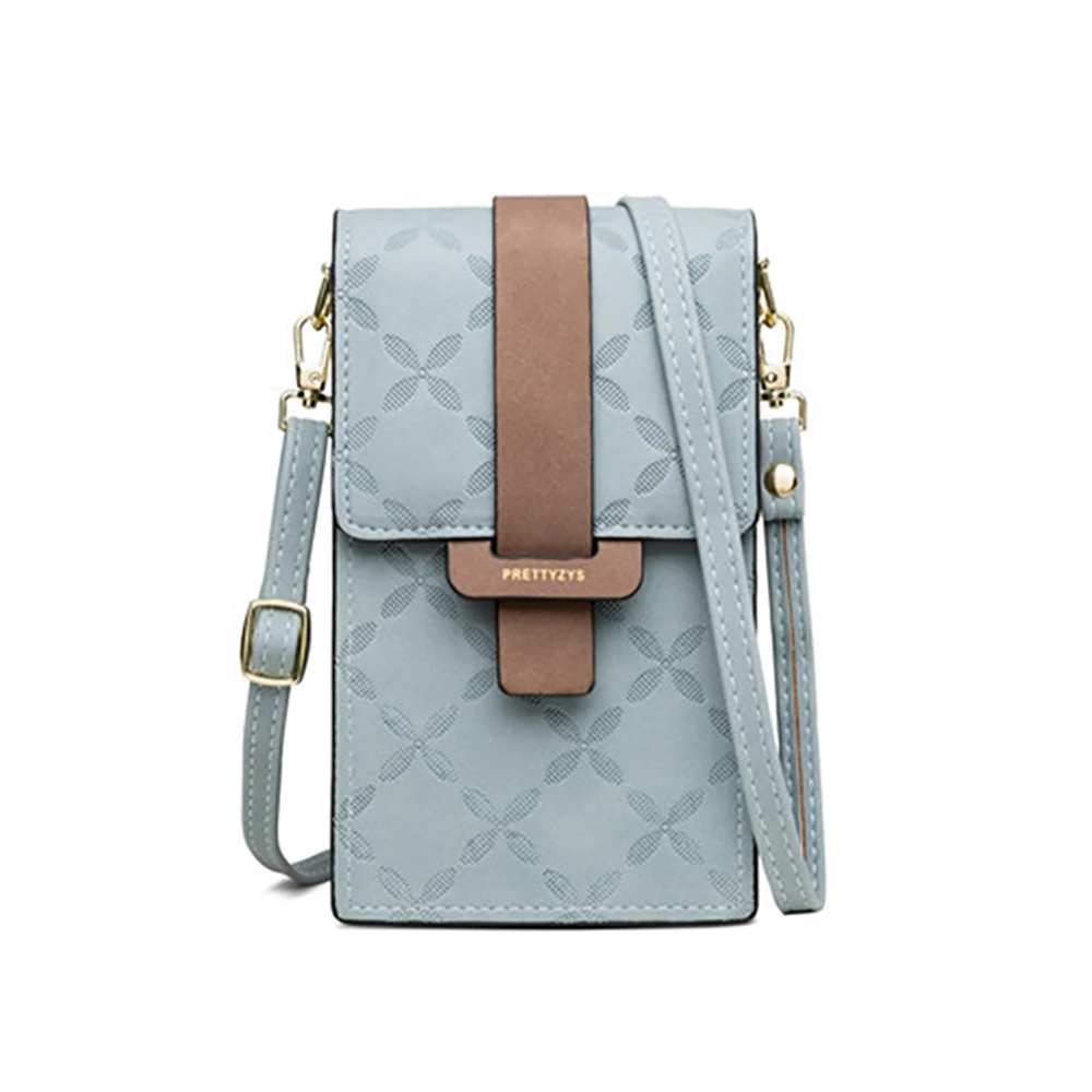 

2020 Bags For Women Wallet Plaid Leather Shoulder Straps Shoulder Bag Mobile Phone Big Card Holders Wallet Handbag Pockets Girls