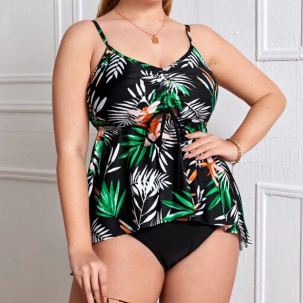 Новое поступление лета 2022 женский купальник из двух частей с цветочным принтом
