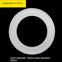 flowcolour 10pcs 20 25 32 40 50 mm rubber sealing ring silica gel gasket male thread connector o silicone ring fish tank joint