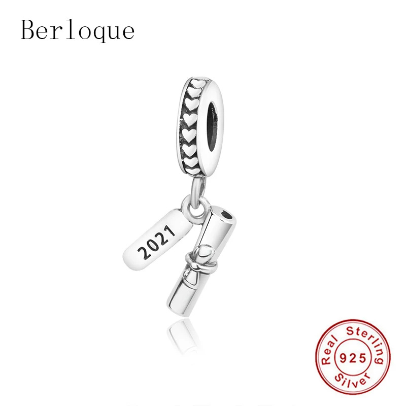 

Berloque New Design 100% 925 Sterling Silver Engraved 2021 Pendant Beads Charms Fit Original Bracelet Jewelry Making