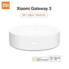 Шлюз Xiaomi Mijia Smart Mi Gateway 3 ZigBee Wi-Fi Bluetooth сетчатый многорежимный концентратор дистанционное управление Домашняя безопасность для Mi Home Apple Homekit