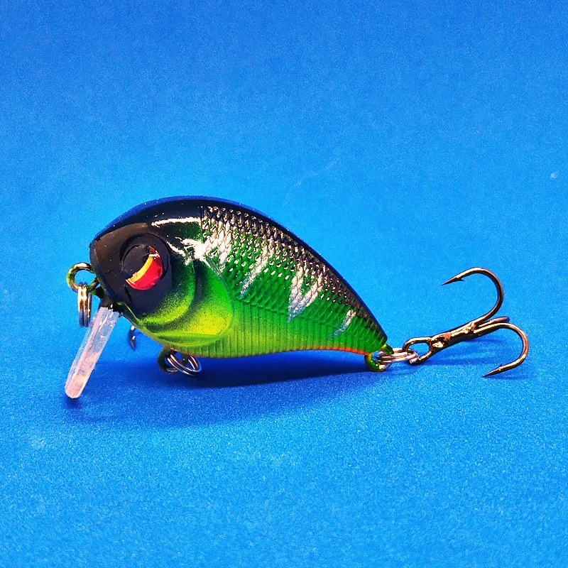 

1PCS Minnow Fishing Lure 45mm 7.4g Topwater Hard Bait Wobbler Jig Bait Crankbait Carp Striped Bass Pesca Fishing Tackle SwimBait