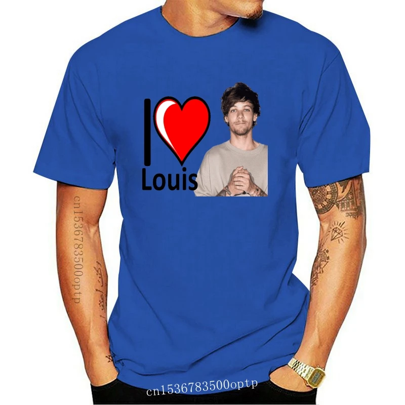 

t450 I Love Heart Louis Tomlinson t shirt tee t-shirt 1D One Direction concert