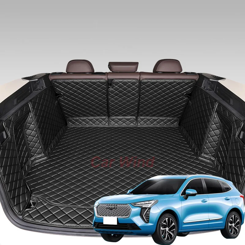 

Leather car trunk mats For Haval jolion 2021 accessories All-inclusive back box cushion 7pcs/set