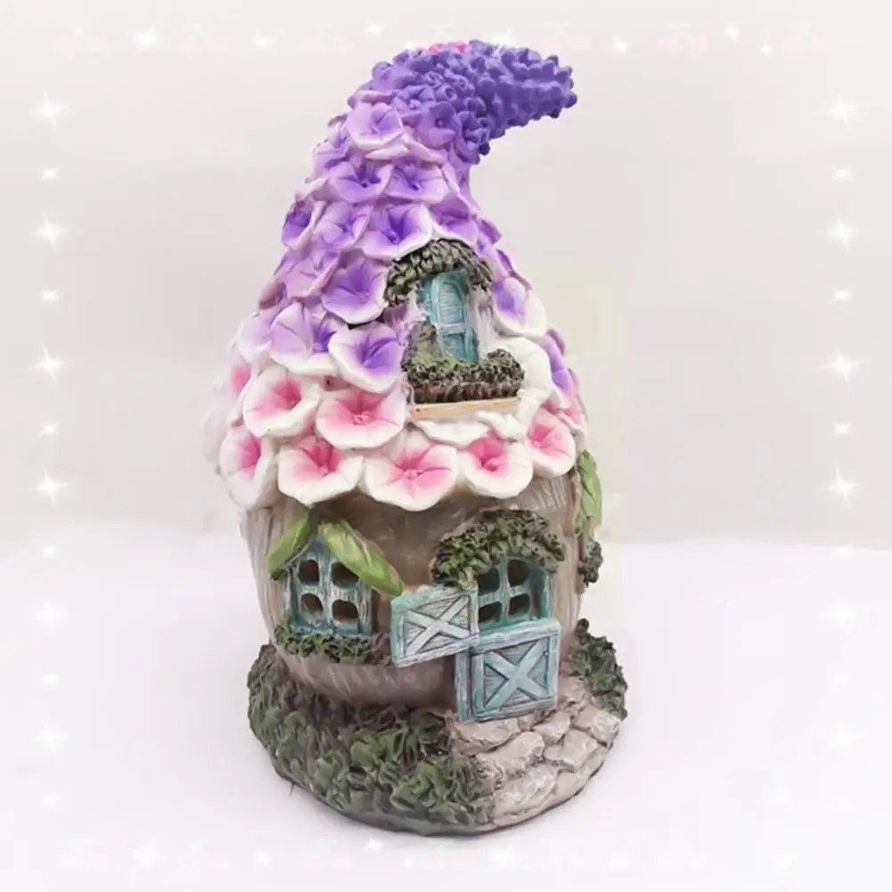 

Новый волшебный домик на солнечной батарее, украшение для сада, фальшивая лужайка, секретный декор для вечерние, 2022 украшений, поделки, комн...