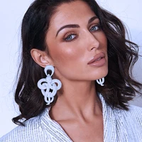 missvikki 12 colors leopard twist snake dangle earrings african indian dubai russia punk noble luxury earrings for women jewelry