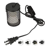 pet heater lampshade heat lamp holder cage with switch for snake chicken brooder reptile 254050607075100w bulb base light