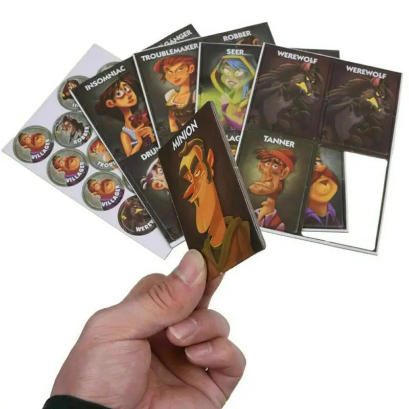

USA One Night Alien Werewolf Ultimate Werewolf Board Game Playing Card Gift Toy