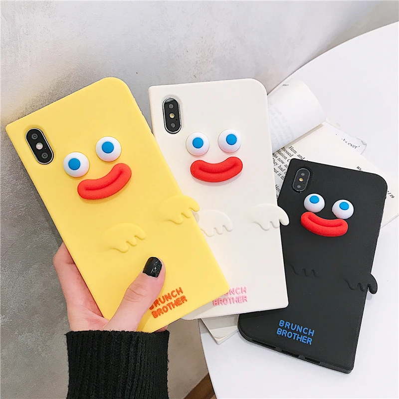 Забавный мультяшный Мягкий силиконовый чехол с 3d рисунком утки для iphone 11 Pro XS Max X XR
