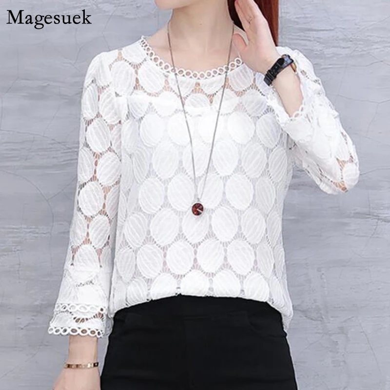 Размера плюс Винтаж с расклешенными рукавами хлопок женские блузки 2021 осень