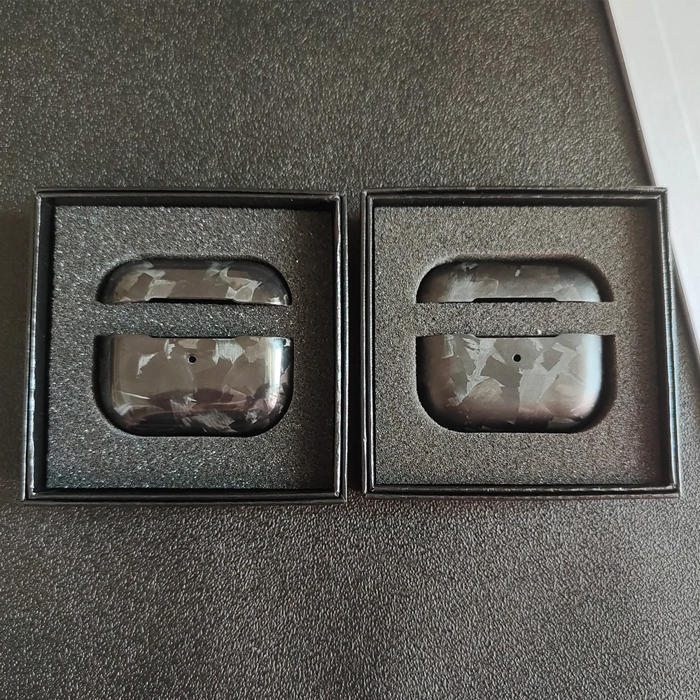 

Premium Real Forged Carbon Fiber Case for AirPods Pro Headphone Ultra-thin Protection Shockproof AirPods 3 Pro Accessories